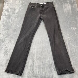 Gap Vintage Bootcut Jeans Size 2 Regular 27x29 Washed Black Denim Made in USA